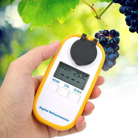 how does a refractometer work wine|brix tester for grapes.